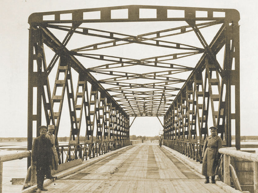Розбірний міст системи Є.О. Патона, 1914 р.
